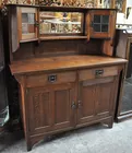 Mission Oak Sideboard w/Hutch