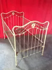 Brass & Wrought Iron Baby Bed