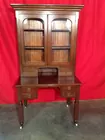 Early Walnut Plantation desk w/bookcase 