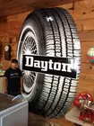 7' x 10' Metal Dayton Tires Sign