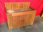 Early Dry Sink w/One Board Top & Bottom