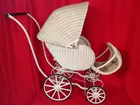 Lloyd Loom Wicker Baby Buggy
