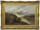 Ornate River Scene Painting