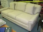 Lee Industries Tan Upholstered Down-Filled Sofa