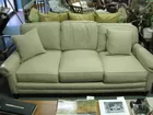 Lee Industries Tan Upholstered Down Filled Sofa 