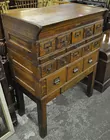 Old Oak Multidrawer Card File