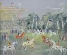 Attr. to Jean Dufy Gouache Painting