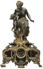 Huge French Figural Clock