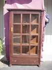 Oak Mission Style China Cabinet