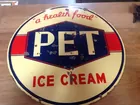 30 Porcelain Pet Ice Cream Sign
