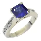 14K Ring w/3-1/2 Carat Sapphire