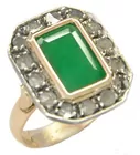 18K Ring w/5 Carat Beryl Stone