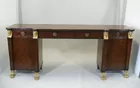 Egyptian Revival Sideboard, English, late 19th c.,