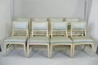 Set of Eight Directoire Style Dining Chairs, 19th 