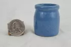 Miniature Blue Stoneware Creamer