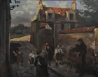 Lg. Painting sgd. Balastorie