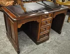 Victorian Walnut 2-Person Desk