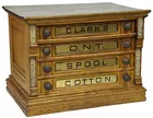 Antq. Spool Cabinet