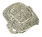 Lg. 14K Ring, Covered w/Diamonds