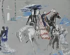 Sgd. (Pedro) Pruna Gouache