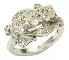 14K Ring w/1 Carat Diamond Cntr