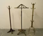 Coat Rack w/ Cast Iron Base