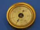 Large Brass Steam Gauge & Valve