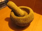 Stone mortar & pestle