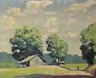John Kelly Fitzpatrick Oil on Canvas,1937