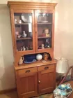 Oak Step Back Cupboard