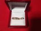 14 KT Gold Solitaire & Anniversary Band