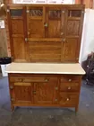 Oak Kitchen Cabinet w/Porcelain Top