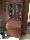 Cherry Bookcase Secretary
