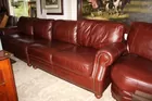 Leather sectional sofa