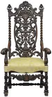 Antique Carved Throne Chair