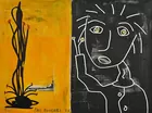 Sgd. Paul Kostabi Pntg., MODERN UTOPIA