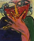 Oil on Canvas Portrait sgd. Robert Keil