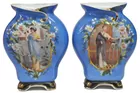 Pr. of 11-in Tall Old Paris Vases