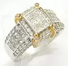 14K Ring w/2.5 cttw. Diamonds