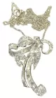 Platinum Pendant w/2 cttw. Diamonds