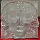12.5 in. Square Lalique Plaque, Lady's Face