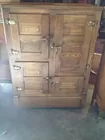 4 Door Oak Ice Box