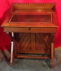 1800's Captain Davenport Walnut Desk