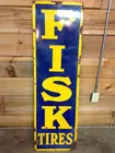 Porcelain Fisk Tire Sign 18''x60''
