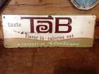 Tab Advertising Sign 