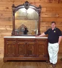 Early Victorian Walnut Sideboard 