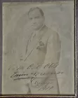 1910 Enrico Caruso Autographed Photo