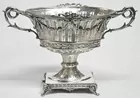 .800 Silver Footed Centerpiece Bowl