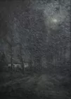Sgd. Charles Warren Eaton Oil on Canvas