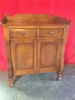Early Pine Jelly Cupboard w/Gallery 